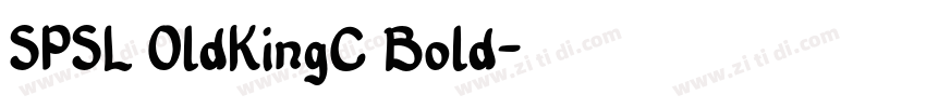 SPSL OldKingC Bold字体转换